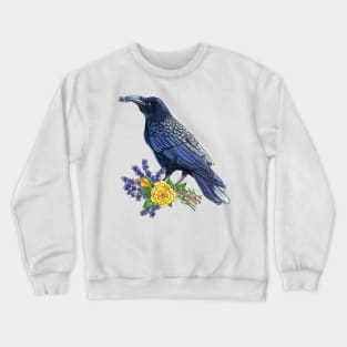 Raven and Roses Crewneck Sweatshirt